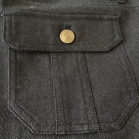 Nicole by Nicole Miller dark blue jean capri pants size 8 - Picture 4 of 7